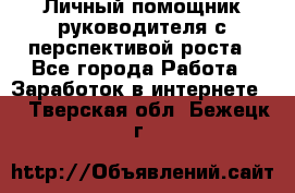 Личный помощник руководителя с перспективой роста - Все города Работа » Заработок в интернете   . Тверская обл.,Бежецк г.